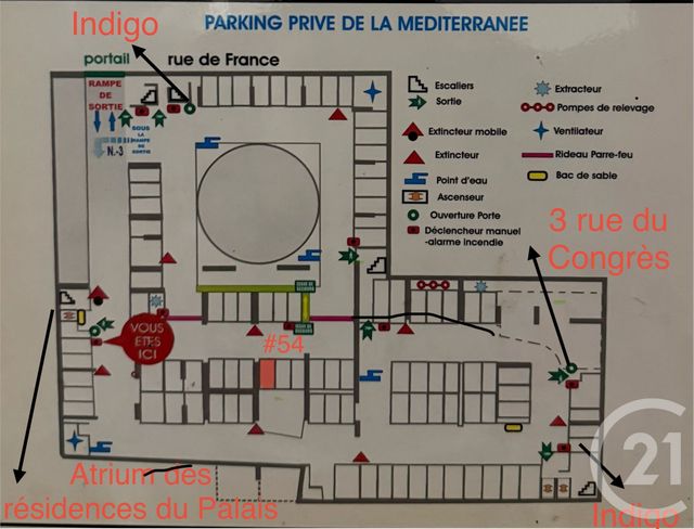 parking à vendre - 13.0 m2 - NICE - 06 - PROVENCE-ALPES-COTE-D-AZUR - Century 21 Lafage Transactions